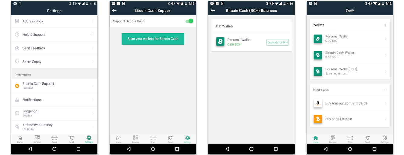 How to create bitcoin cash wallet